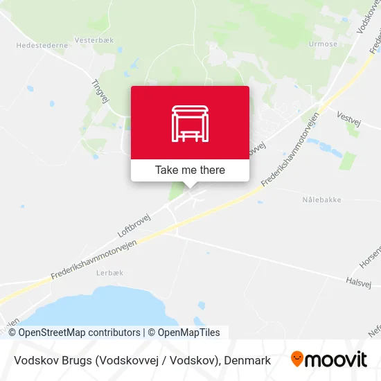 Vodskov Brugs (Vodskovvej / Vodskov) map