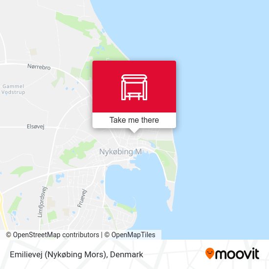 Emilievej (Nykøbing Mors) map