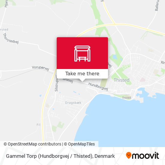 Gammel Torp (Hundborgvej / Thisted) map