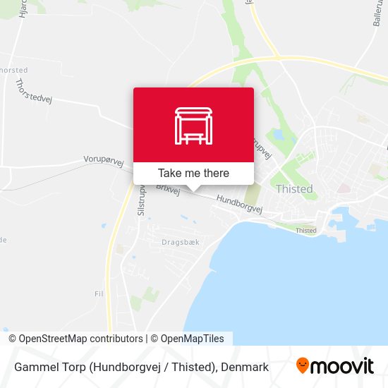 Gammel Torp (Hundborgvej / Thisted) map