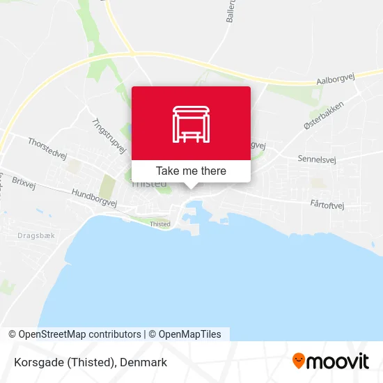 Korsgade (Thisted) map