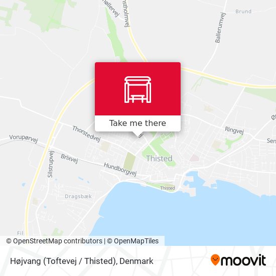 Højvang (Toftevej / Thisted) map