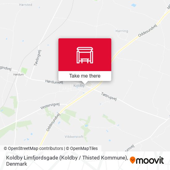 Koldby Limfjordsgade (Koldby / Thisted Kommune) map
