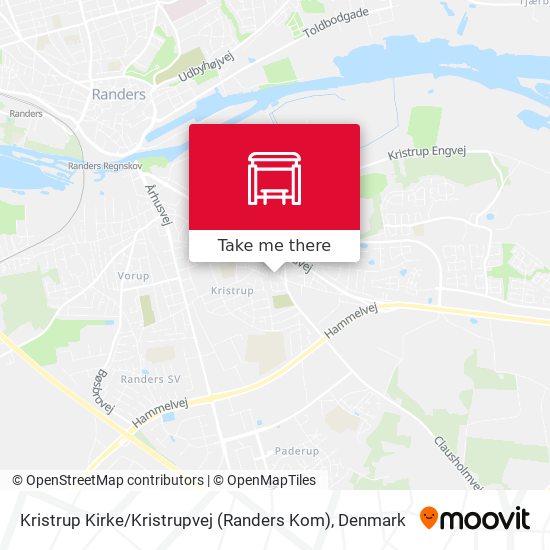 Kristrup Kirke / Kristrupvej (Randers Kom) map