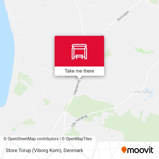 Store Torup (Viborg Kom) map