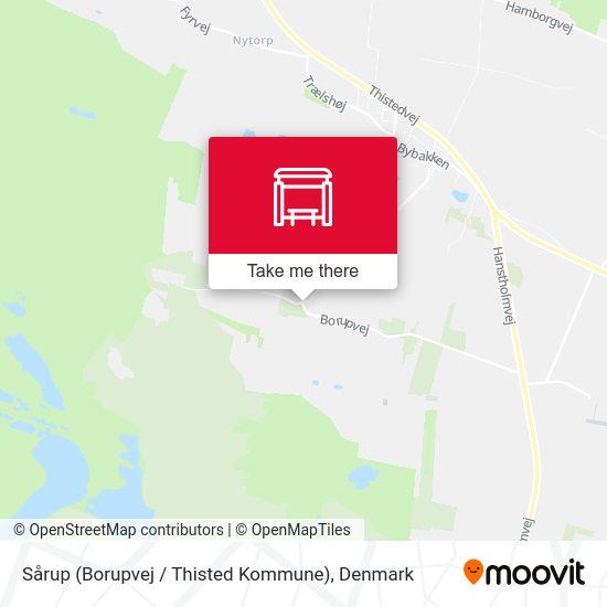 Sårup (Borupvej / Thisted Kommune) map
