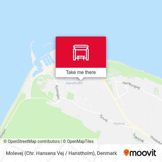 Molevej (Chr. Hansens Vej / Hanstholm) map