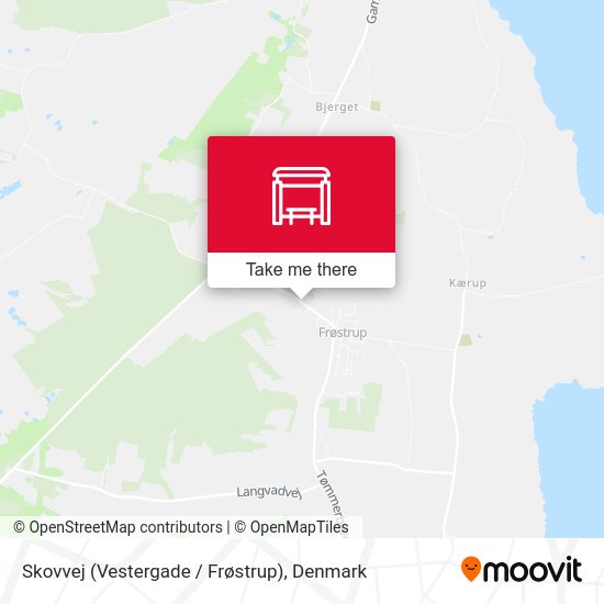 Skovvej (Vestergade / Frøstrup) map