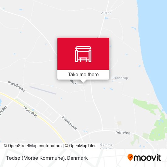 Tødsø (Morsø Kommune) map