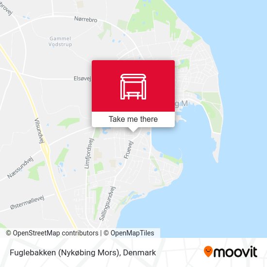 Fuglebakken (Nykøbing Mors) map