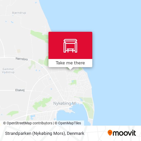 Strandparken (Nykøbing Mors) map