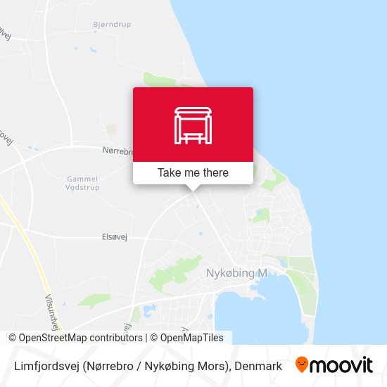 Limfjordsvej (Nørrebro / Nykøbing Mors) map