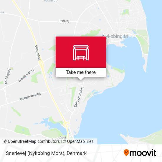 Snerlevej (Nykøbing Mors) map