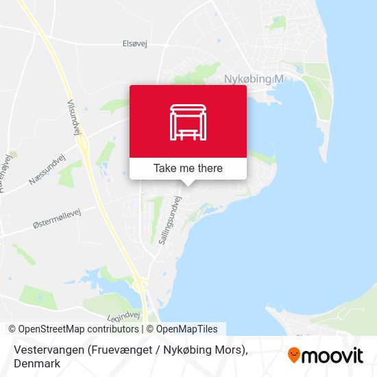 Vestervangen (Fruevænget / Nykøbing Mors) map