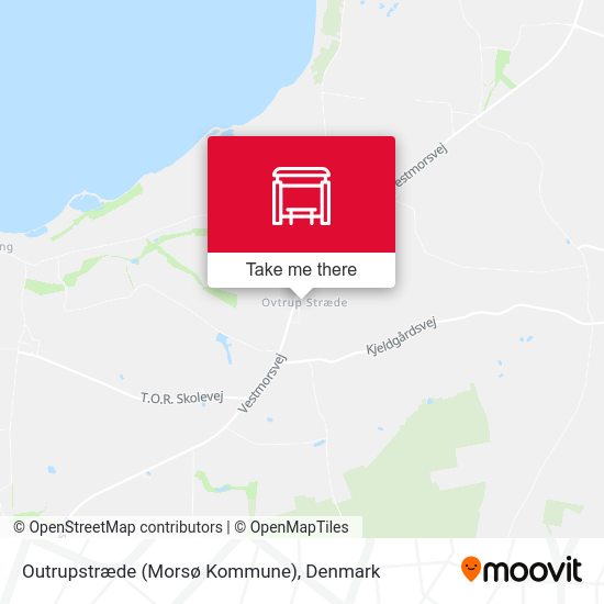 Outrupstræde (Morsø Kommune) map