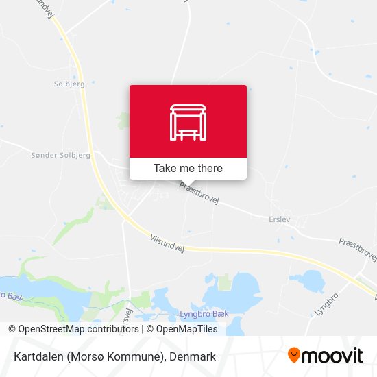 Kartdalen (Morsø Kommune) map