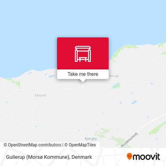Gullerup (Morsø Kommune) map