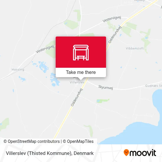 Villerslev (Thisted Kommune) map