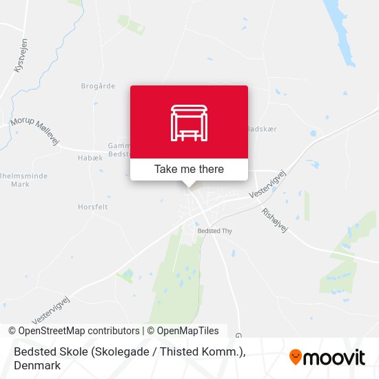 Bedsted Skole (Skolegade / Thisted Komm.) map