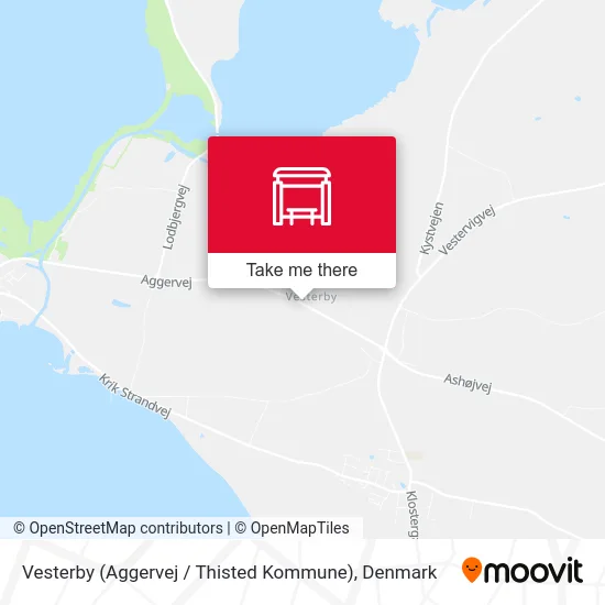 Vesterby (Aggervej / Thisted Kommune) map