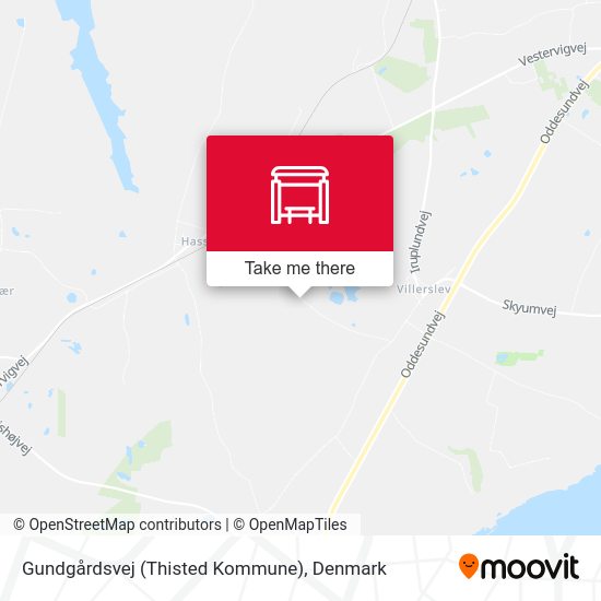 Gundgårdsvej (Thisted Kommune) map