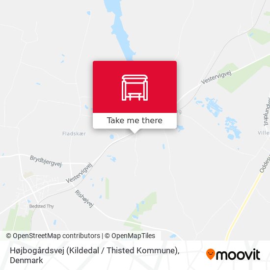 Højbogårdsvej (Kildedal / Thisted Kommune) map