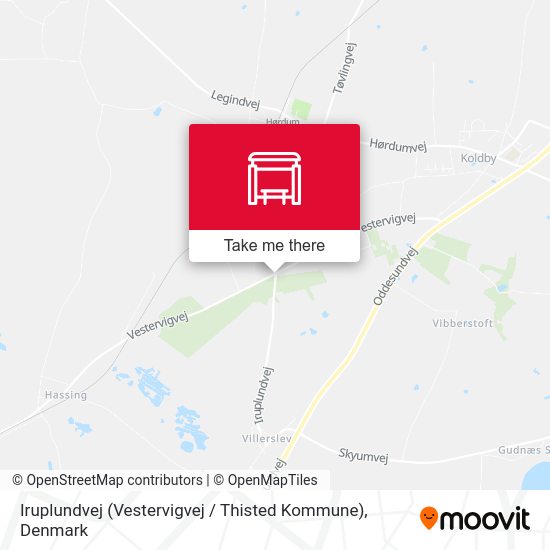 Iruplundvej (Vestervigvej / Thisted Kommune) map