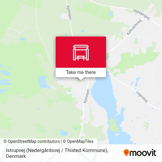 Istrupvej (Nedergårdsvej / Thisted Kommune) map