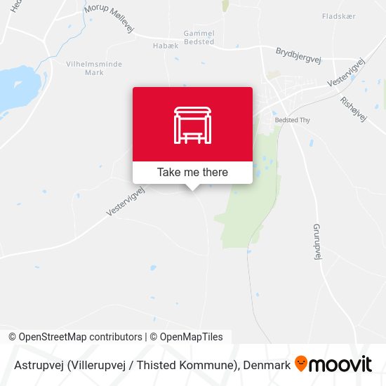 Astrupvej (Villerupvej / Thisted Kommune) map