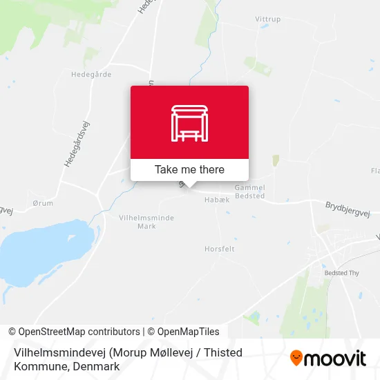 Vilhelmsmindevej map