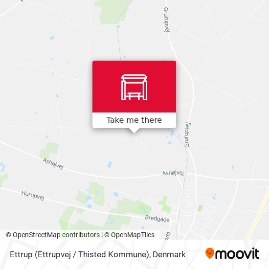 Ettrup (Ettrupvej / Thisted Kommune) map
