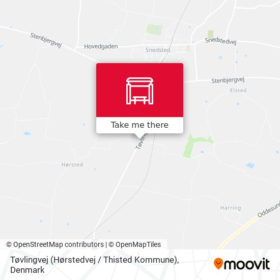 Tøvlingvej (Hørstedvej / Thisted Kommune) map