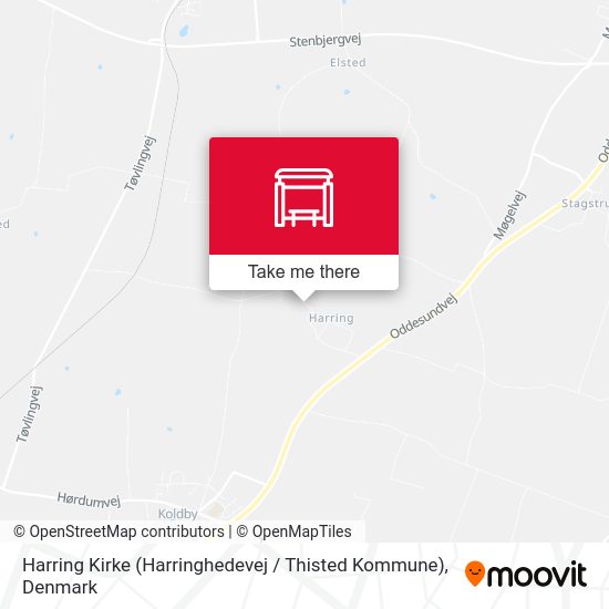 Harring Kirke (Harringhedevej / Thisted Kommune) map