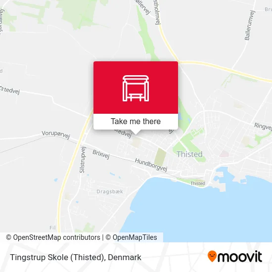 Tingstrup Skole (Thisted) map