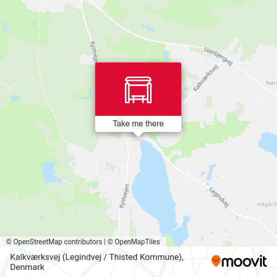 Kalkværksvej (Legindvej / Thisted Kommune) map