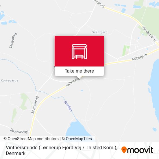 Vinthersminde (Lønnerup Fjord Vej / Thisted Kom.) map