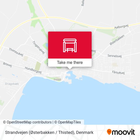 Strandvejen (Østerbakken / Thisted) map