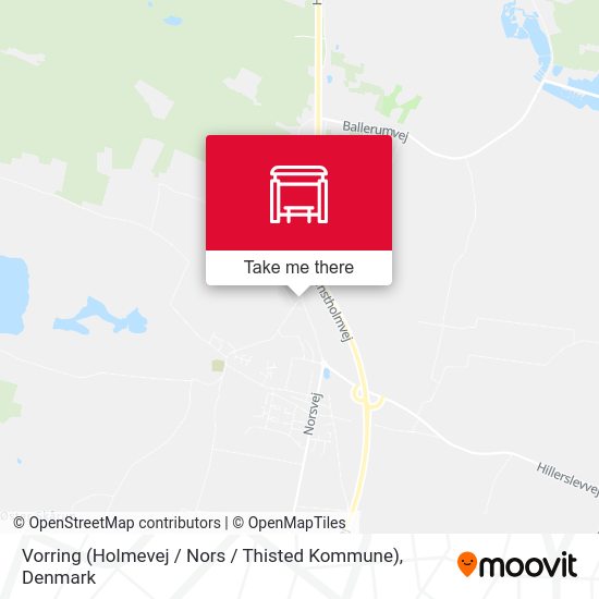 Vorring (Holmevej / Nors / Thisted Kommune) map