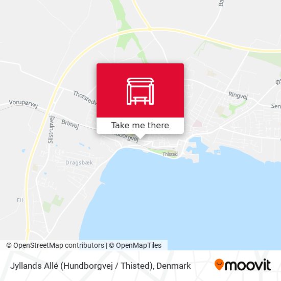 Jyllands Allé (Hundborgvej / Thisted) map