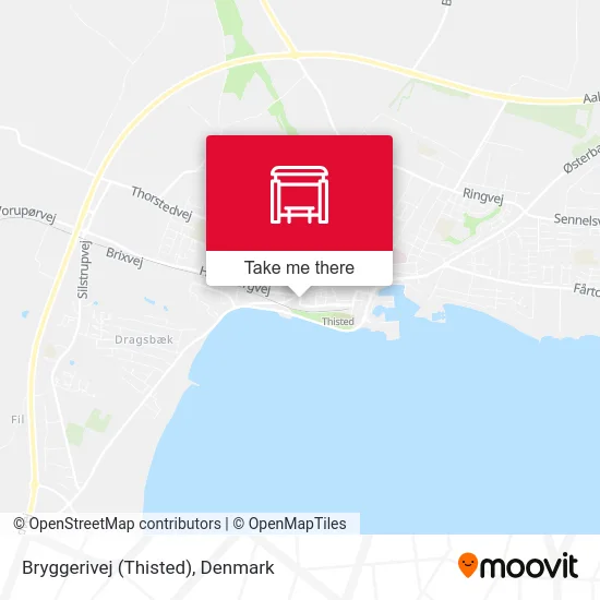 Bryggerivej (Thisted) map