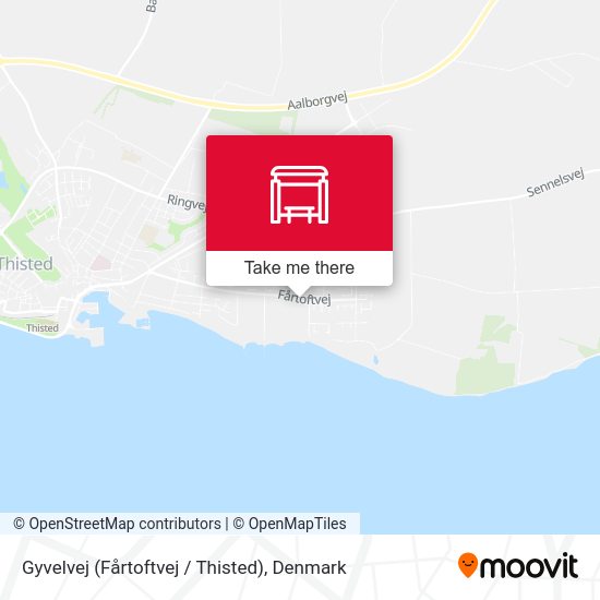 Gyvelvej (Fårtoftvej / Thisted) map