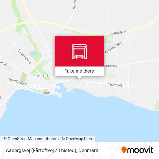 Aabergsvej (Fårtoftvej / Thisted) map