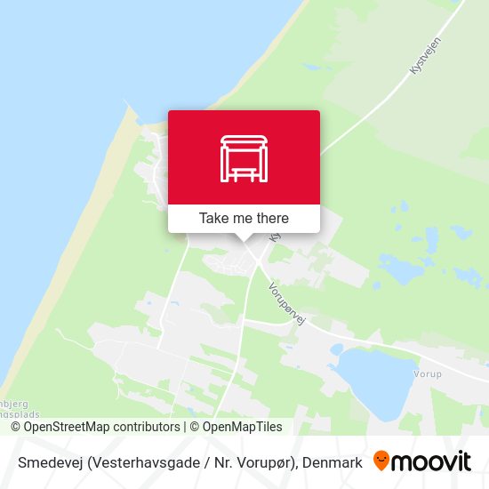 Smedevej (Vesterhavsgade / Nr. Vorupør) map