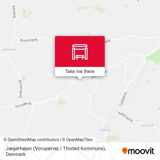 Jægerhøjen (Vorupørvej / Thisted Kommune) map