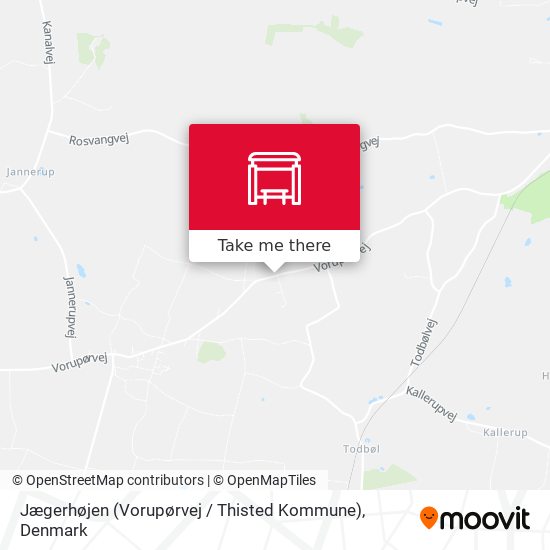 Jægerhøjen (Vorupørvej / Thisted Kommune) map