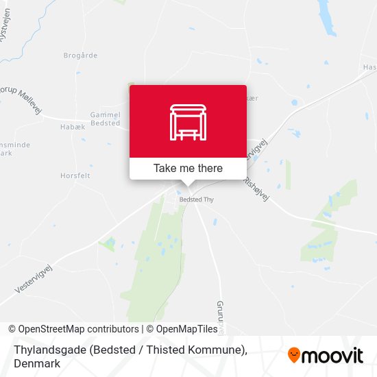 Thylandsgade (Bedsted / Thisted Kommune) map