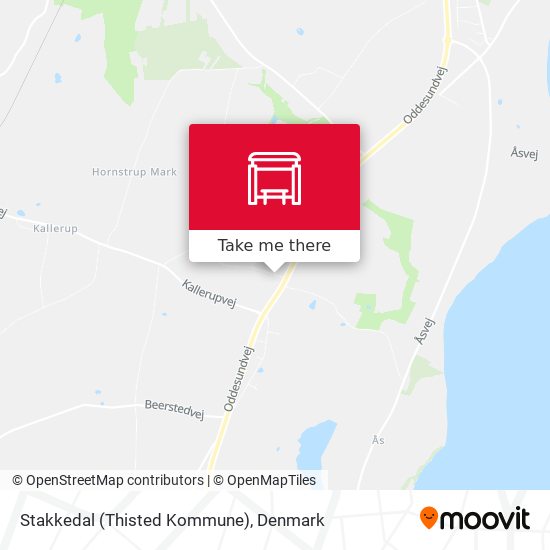 Stakkedal (Thisted Kommune) map