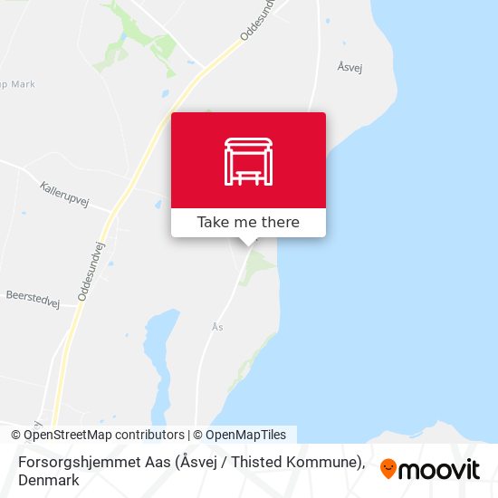 Forsorgshjemmet Aas (Åsvej / Thisted Kommune) map
