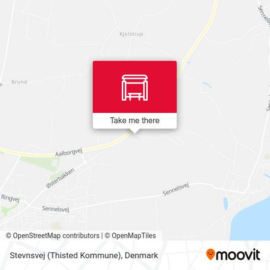 Stevnsvej (Thisted Kommune) map