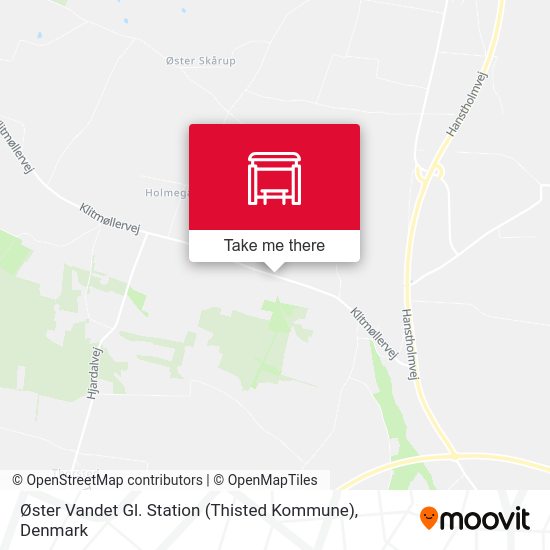 Øster Vandet Gl. Station (Thisted Kommune) map